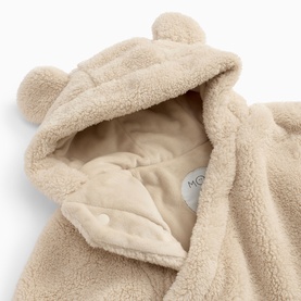 Bear Faux Fur Oversized Pramsuit