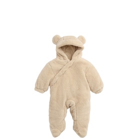 Bear Faux Fur Oversized Pramsuit