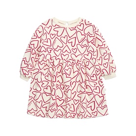 Hearts Logo Flared Dress