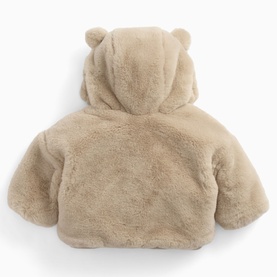 Bear Faux-Fur Hooded Jacket