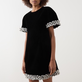 City Velvet Mini Dress