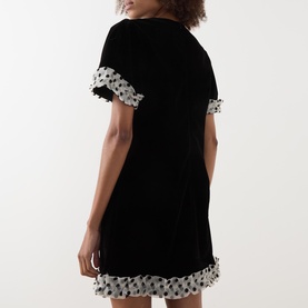 City Velvet Mini Dress
