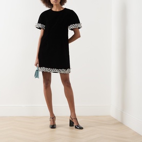 City Velvet Mini Dress