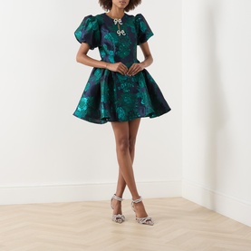 Lili Jacquard Mini Dress