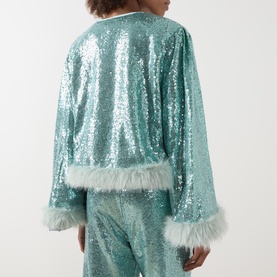 Disco Darling Sequin Blouse