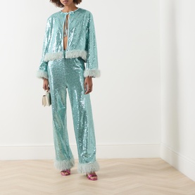 Disco Darling Sequin Trousers