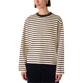 Striped Long-Sleeved Top