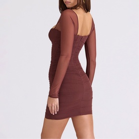 Anouk Mesh Mini Dress