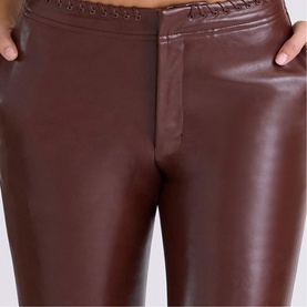 Adara Faux Leather Trousers