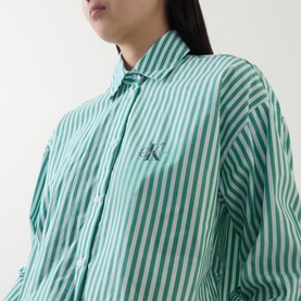 Stripe Monogram Pyjama Top