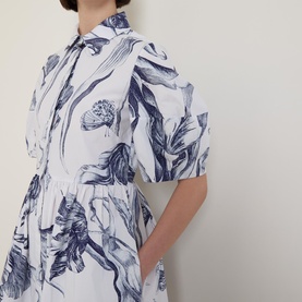 Floral Shirt Dress