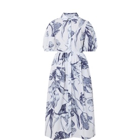Floral Shirt Dress