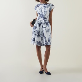 Midnight Botanical Mini Dress