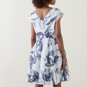 Midnight Botanical Mini Dress