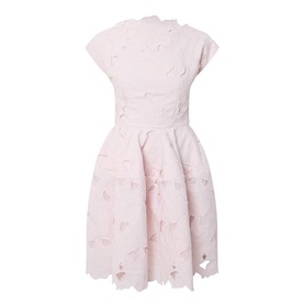 Floral Cutwork Mini Dress