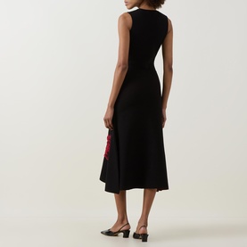 Floral Jacquard Knit Dress