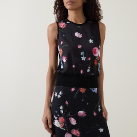 Floral Sweater Vest