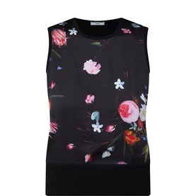 Floral Sweater Vest