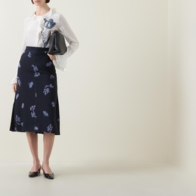 Placement Tulip Print Blouse