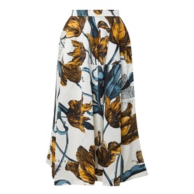 Floral Flared Skirt