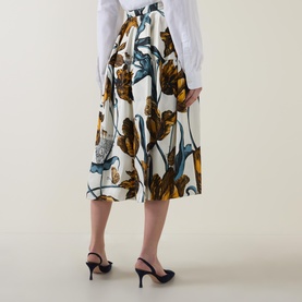 Floral Flared Skirt