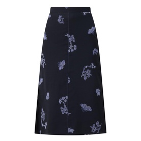 Floral Jacquard Skirt