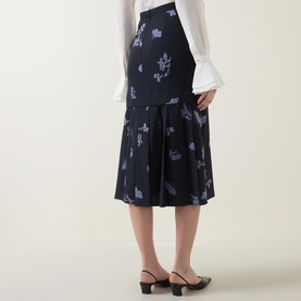Floral Jacquard Skirt