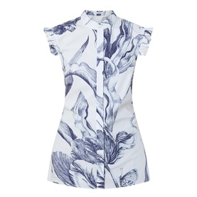 Midnight Botanical Blouse