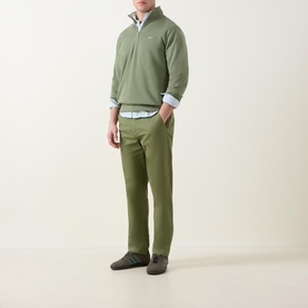 Classic Mid-Rise Straight Leg Chinos