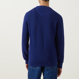 Shield Logo Textured Sweater