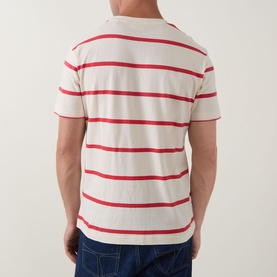 Shield Logo Striped T-Shirt
