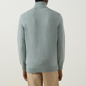 Shield Logo Half-Zip Sweater