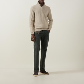 Shield Logo Half-Zip Sweater