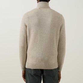 Shield Logo Half-Zip Sweater