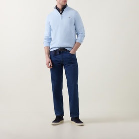 Shield Logo Half Zip Sweater