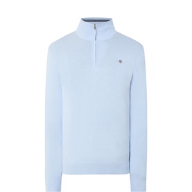 Shield Logo Half Zip Sweater