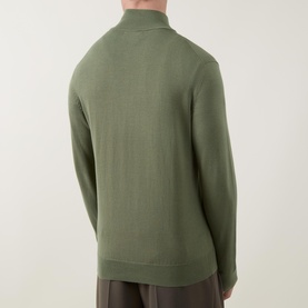 Shield Logo Half Zip Sweater