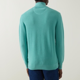 Shield Logo Half-Zip Sweater