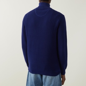 Shield Logo Half-Zip Sweater