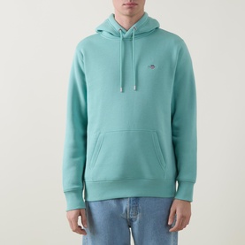 Shield Logo Drawstring Hoodie