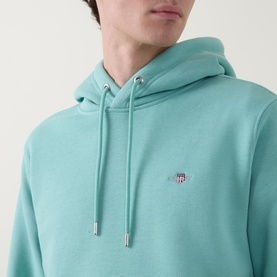 Shield Logo Drawstring Hoodie