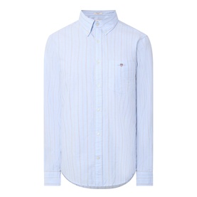 Shield Logo Classic Striped Oxford Shirt