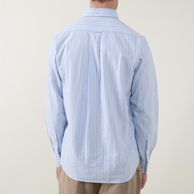 Shield Logo Classic Striped Oxford Shirt