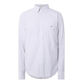 Shield Logo Classic Striped Oxford Shirt