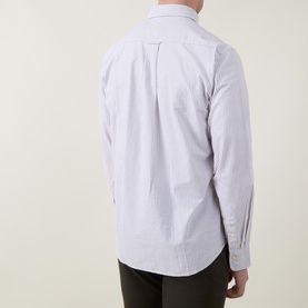 Shield Logo Classic Striped Oxford Shirt