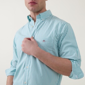 Shield Logo Classic Striped Shirt