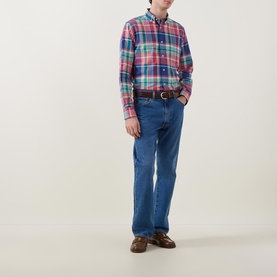 Logo Check Print Shirt