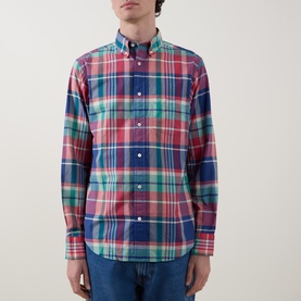 Logo Check Print Shirt