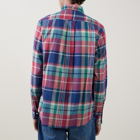 Logo Check Print Shirt