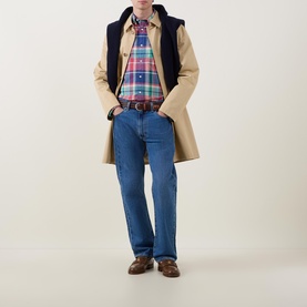 Logo Check Print Shirt